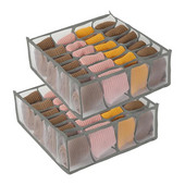 24 Tinklinės neaustinės kojinės kelnaitės Apatinių drabužių laikymo dėžutė Sulankstomos diržo raiščiai Organizatoriai Dėžė Spintos Spintelių Skirstytuvai