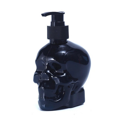 350 ml Creative Skull Shape folyékony szappan tölthető palackos szappanadagoló kézi szappan tusfürdő sampon átlátszó üres palack
