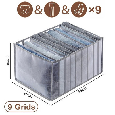 Džinsai Drabužių Organizacija Sandėliavimo dėžė Spintos Organizatorius Apatiniams Kojinėms Kelnės Organizatorius Spintelė Apatinių drabužių laikymo organizatorius