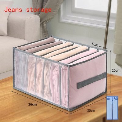 Organizer ντουλάπας για εσώρουχα Κάλτσες Home Ντουλάπι Divider Storage Box Organizer αποθήκευσης για ρούχα Αναδιπλούμενο συρτάρι Organizer