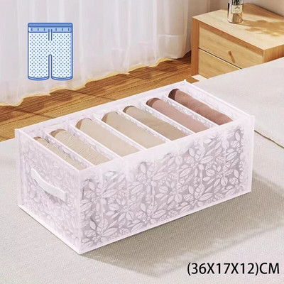 Organizer ντουλάπας για εσώρουχα Κάλτσες Home Ντουλάπι Divider Storage Box Organizer αποθήκευσης για ρούχα Αναδιπλούμενο συρτάρι Organizer