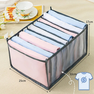 Organizer ντουλάπας για εσώρουχα Κάλτσες Home Ντουλάπι Divider Storage Box Organizer αποθήκευσης για ρούχα Αναδιπλούμενο συρτάρι Organizer