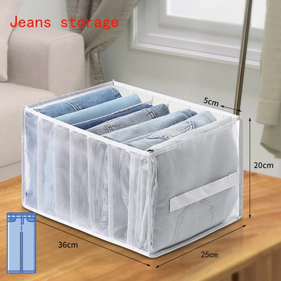 Organizer ντουλάπας για εσώρουχα Κάλτσες Home Ντουλάπι Divider Storage Box Organizer αποθήκευσης για ρούχα Αναδιπλούμενο συρτάρι Organizer