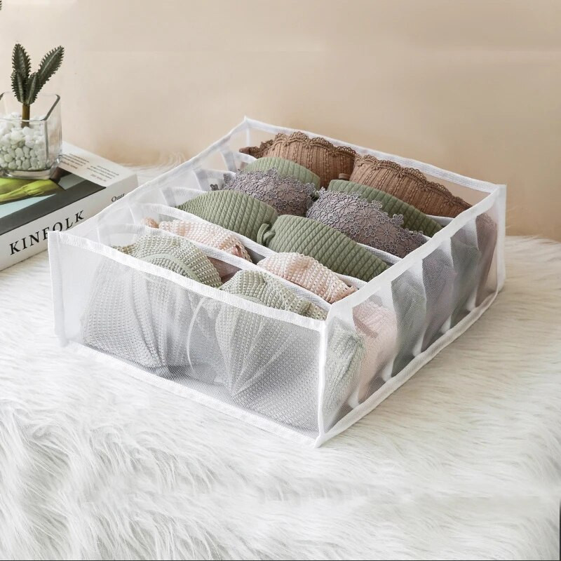 Organizer ντουλάπας για εσώρουχα Κάλτσες Home Ντουλάπι Divider Storage Box Organizer αποθήκευσης για ρούχα Αναδιπλούμενο συρτάρι Organizer