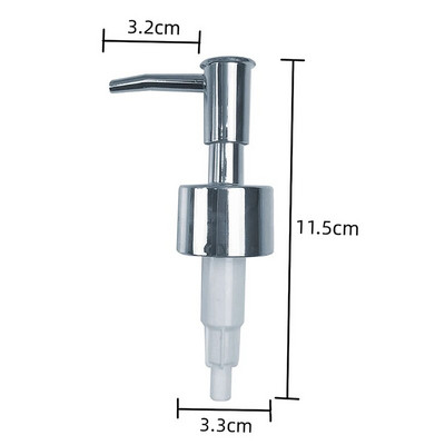 Dozator de loțiune lichidă din plastic pentru baie, înlocuitor de cap, șampon, gel de duș, pompă, tub pentru borcan, feronerie pentru baie