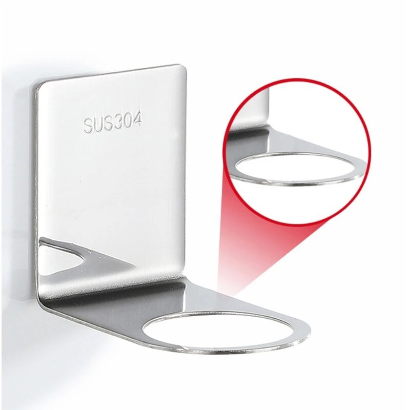 Stalak za vakuumske čaše od nehrđajućeg čelika s rupama 27/33 mm Gel za tuširanje Boca s tekućim sapunom Držač za zidni nosač Kuhinjska kupaonska polica Organizator