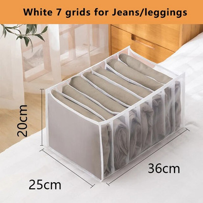 Spintos Tvarkykla Džinsų Organizacija Dėžutė Drabužių Organizavimo Sistema Stalčių Organizatoriai Spintelės Kelnės Sandėliavimo Organizatorius