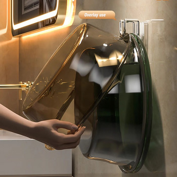 Γάντζοι αποθήκευσης νιπτήρας από ανοξείδωτο χάλυβα Θήκη για πετσέτες ρούχων Μπάνιο νιπτήρας κουζίνας Ατζέντα Αυτοκόλλητη σχάρα
