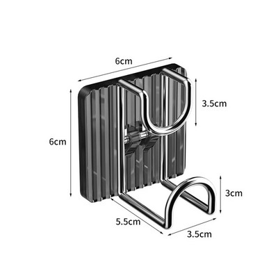 Roostevabast terasest kraanikauss Hoiukonksud käterätikuivatid riideid hoidik Vannituba köök kraanikauss Seinale riputus isekleepuv hammas