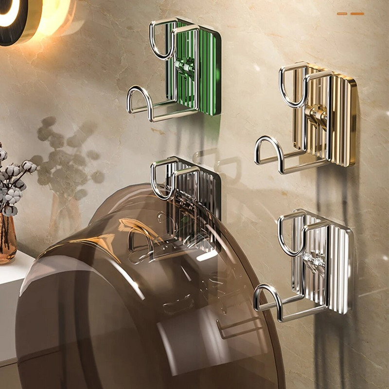 Roostevabast terasest kraanikauss Hoiukonksud käterätikuivatid riideid hoidik Vannituba köök kraanikauss Seinale riputus isekleepuv hammas