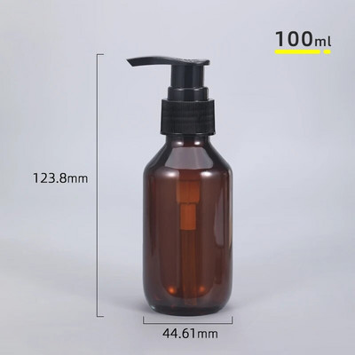 1 BUC Sticlă goală din plastic maro cu dozator de pompă, șampon, săpun, loțiune, recipient de depozitare 100 ml 200 ml 300 ml 400 ml 500 ml
