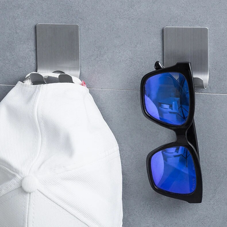 1 vnt. Nerūdijančio plieno skustuvo laikiklis, laikymo kabliukas, vyriška skutimosi priemonės lentyna Skustuvo stovo sienelė Vonios kambario priedai