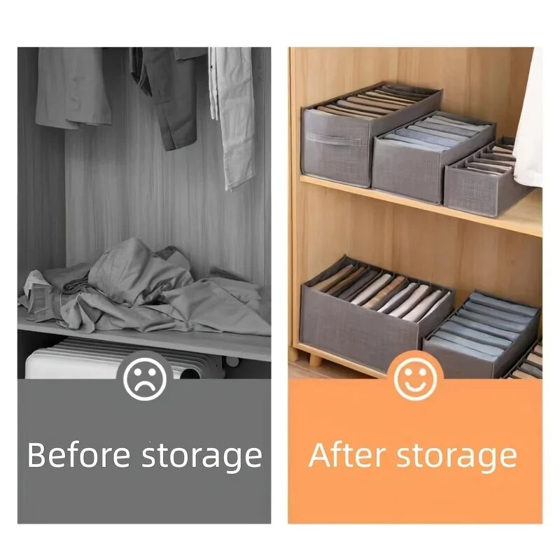 Organizator de haine, pantaloni, haine, blugi, cutie de depozitare, garderoba, organizator de haine, lenjerie de corp, sutien, șosete, cutie cu compartiment pentru artefacte