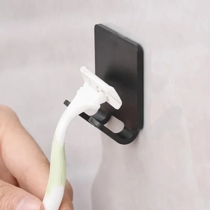 1/8 vnt. skutimosi skustuvo laikikliai Lipnūs sieniniai kabliukai be smūgio skustuvo stovas.