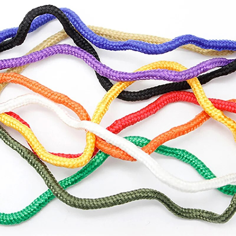 10 m nailono laido sriegis diržas lauko stovyklavimo palapinė virvė Buitinė pasidaryk pats karoliai apyrankė pinta virvelė 2/3/4/6 mm didmeninė prekyba