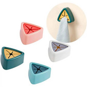 2 vnt. Neperforuojamas rankšluosčių kištuko laikiklis Lipnus kabliukas Vonios kambario laikymo kabykla Rankšluosčių laikymo skalbimo audeklo spaustukas prie sienos tvirtinimo kablio įrankis