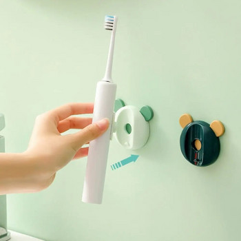 Монтиран на стена магнитен държач за електрическа четка за зъби Поставка за съхранение Скоба за четка за зъби Организатор за баня