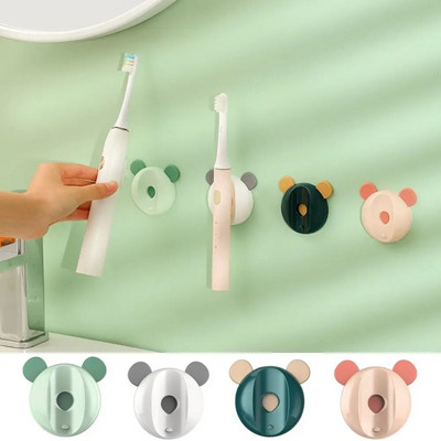 Falra szerelhető mágneses elektromos fogkefe tartó Tároló állvány fogkefe konzol fürdőszobaszervező
