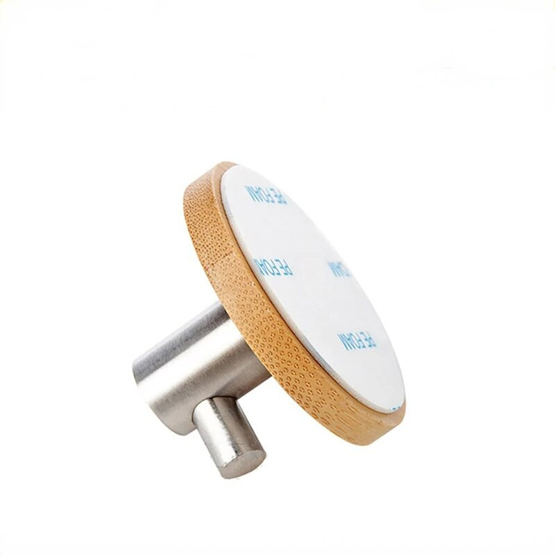 Neperšlampami kabliukai Rankšluosčiai Drabužiai Kepurės Laikiklis Vonios Spinta Virtuvė Organizacija Prie sienos tvirtinami natūralaus bambuko kabliukai