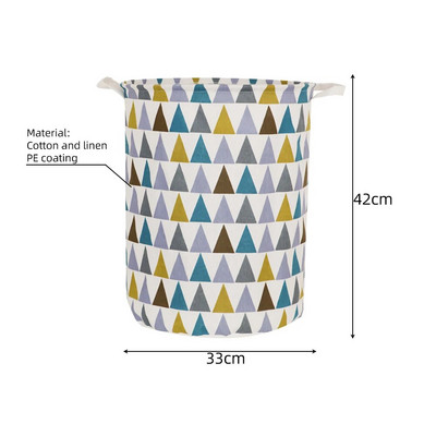 Skalbinių tvarkyklės krepšelis vandeniui atsparus drobė didelės talpos skalbinių kliūtis nešvarių drabužių laikymo krepšelis žaislas namų saugojimo dėžė