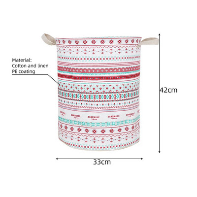 Skalbinių tvarkyklės krepšelis vandeniui atsparus drobė didelės talpos skalbinių kliūtis nešvarių drabužių laikymo krepšelis žaislas namų saugojimo dėžė