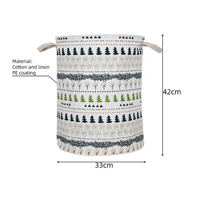 Skalbinių tvarkyklės krepšelis vandeniui atsparus drobė didelės talpos skalbinių kliūtis nešvarių drabužių laikymo krepšelis žaislas namų saugojimo dėžė