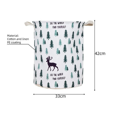 Skalbinių tvarkyklės krepšelis vandeniui atsparus drobė didelės talpos skalbinių kliūtis nešvarių drabužių laikymo krepšelis žaislas namų saugojimo dėžė