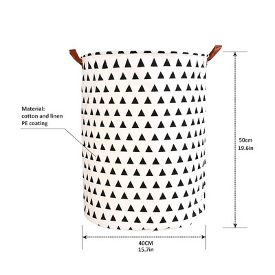 Skalbinių tvarkyklės krepšelis vandeniui atsparus drobė didelės talpos skalbinių kliūtis nešvarių drabužių laikymo krepšelis žaislas namų saugojimo dėžė