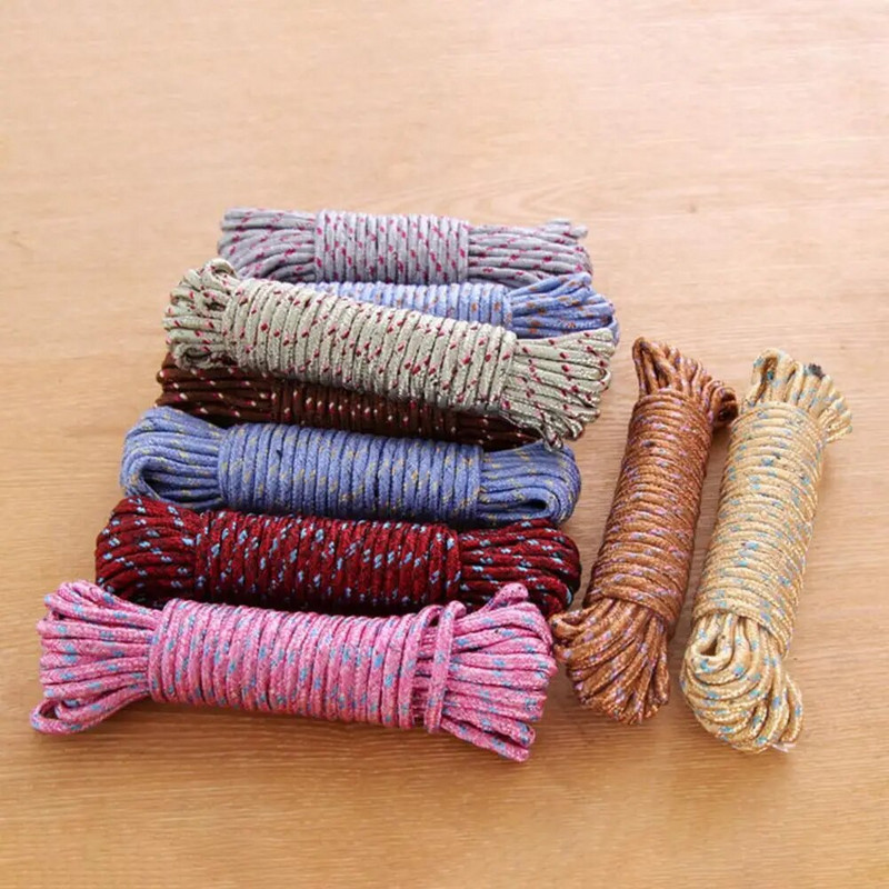 Nodilumizturīgs vienkrāsains apģērbs, veļa, drēbju līnija neilona aukla pārgājieniem