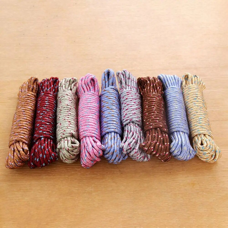 Nodilumizturīgs vienkrāsains apģērbs, veļa, drēbju līnija neilona aukla pārgājieniem