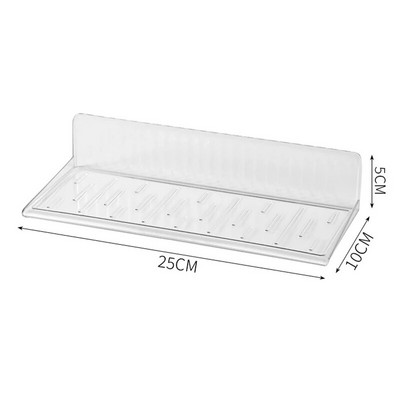 Fürdőszoba sminkasztal Szervező Fali polc Otthoni tároló állvány Bőrápolás Kozmetikai pamut kijelző Tároló tartó Lyukasztómentes