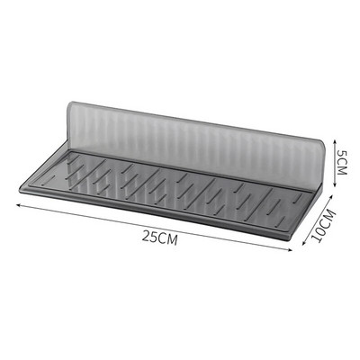 Fürdőszoba sminkasztal Szervező Fali polc Otthoni tároló állvány Bőrápolás Kozmetikai pamut kijelző Tároló tartó Lyukasztómentes