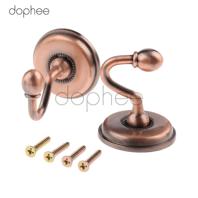 dophee 2τμχ Κουρτίνα Tieback Europe Φούντα Γάντζος Πόρτας Θήκη τοίχου Κρεμάστρα Αξεσουάρ κουρτινών Διακόσμηση δωματίου σπιτιού με βίδες