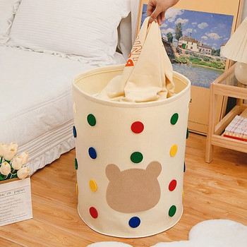 Мультипликационна филцова кошница за пране Многофункционални кошници за пране Домашна кошница за съхранение на мръсни дрехи Кофа за съхранение на детски играчки Органайзер