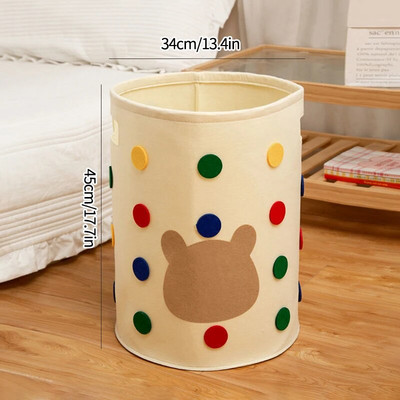 Košara za rublje od filca iz crtanih filmova Višenamjenske košare za rublje Kućna košara za pohranu prljave odjeće Organizator kante za pohranu dječjih igračaka