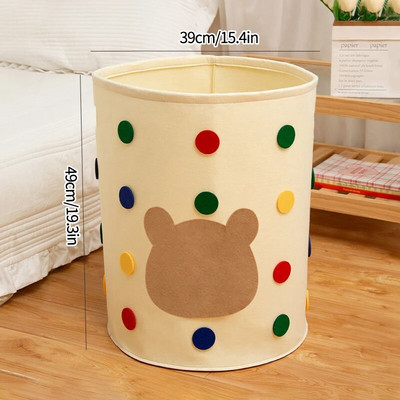 Košara za rublje od filca iz crtanih filmova Višenamjenske košare za rublje Kućna košara za pohranu prljave odjeće Organizator kante za pohranu dječjih igračaka