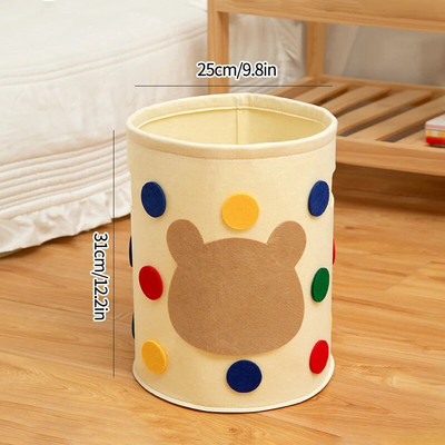 Košara za rublje od filca iz crtanih filmova Višenamjenske košare za rublje Kućna košara za pohranu prljave odjeće Organizator kante za pohranu dječjih igračaka