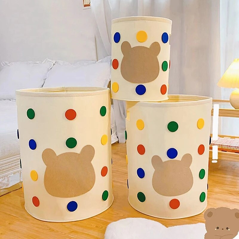 Košara za rublje od filca iz crtanih filmova Višenamjenske košare za rublje Kućna košara za pohranu prljave odjeće Organizator kante za pohranu dječjih igračaka