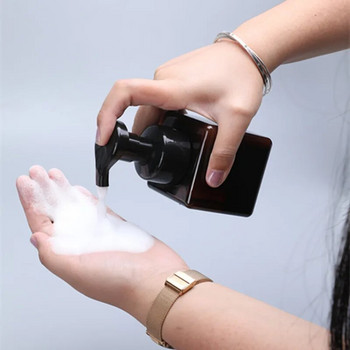 Празен дозатор за пенлив сапун Бутилка с многократна помпа за течен сапун Шампоан за измиване на тяло PETG бутилки 1 БР.