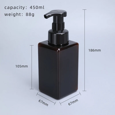 Prazan dozator pjenastog sapuna Punjiva boca s pumpicom za tekući sapun Šampon za pranje tijela PETG boce 1 KOM