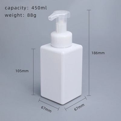 Prazan dozator pjenastog sapuna Punjiva boca s pumpicom za tekući sapun Šampon za pranje tijela PETG boce 1 KOM