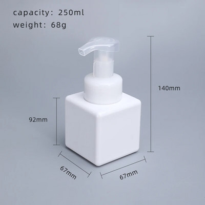 Prazan dozator pjenastog sapuna Punjiva boca s pumpicom za tekući sapun Šampon za pranje tijela PETG boce 1 KOM
