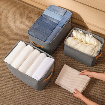 Кутия за съхранение на дрехи Сгъваем гардероб Органайзер за дрехи за гардероб Чорапи Панталони Органайзер за бельо Кутия Органайзери за шкафове Чекмеджета