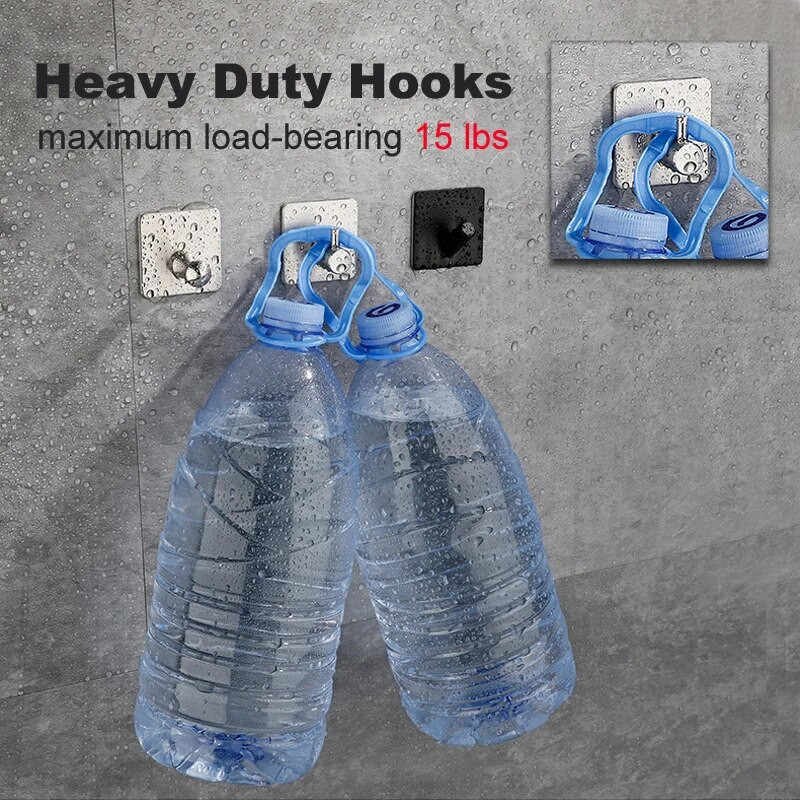 Samoljepljive kupaonske kuke Vješalica za ručnike za ogrtače Kukica od nehrđajućeg čelika 304 za kupaonske vješalice Kukica za tuširanje Kupaonski pribor