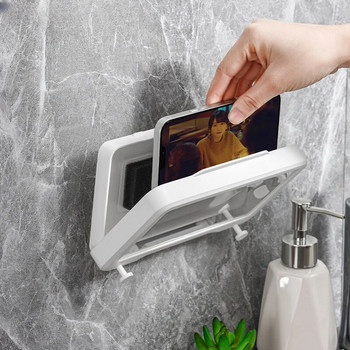 1 τεμ. Τουαλέτα κουζίνας Βάση κινητού τηλεφώνου Αδιάβροχη θήκη αφής Επιτοίχια Μπάνιο Μπάνιο Μπάνιο Ράφια τηλεφώνου Κουτί αποθήκευσης