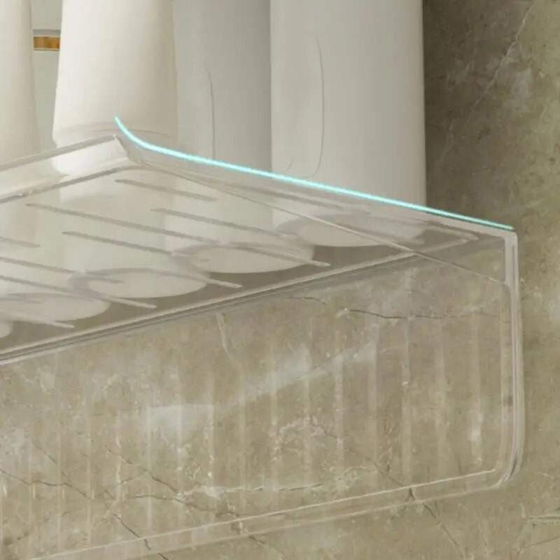 Kupaonski kozmetički stolić Organizator Zidna polica Kućni stalak za pohranu Njega kože Kozmetički pamuk Zaslon Držač za pohranu Stalci bez bušenja