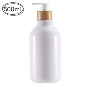 Dozator de șampon de 500 ml pentru dozator de săpun de duș, șampon, gel de duș, sticle de balsam, etichete rezistente la apă, flacon de depozitare pentru loțiune