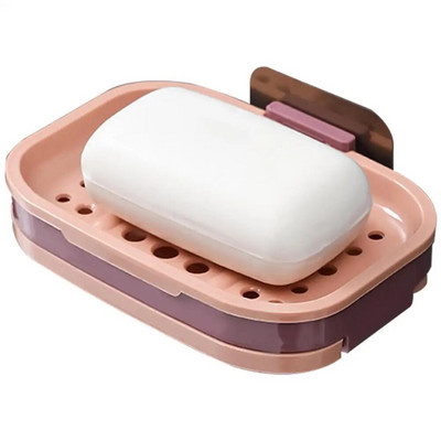 Držač sapuna za kupaonicu Zidni nosač Zidni nosač za pražnjenje sapuna Sapun za kupaonske pločice Posuda za sapun Samoljepljiva kupaonica