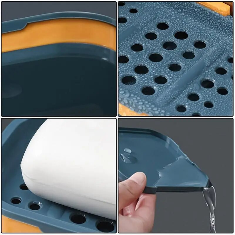 Držač sapuna za kupaonicu Zidni nosač Zidni nosač za pražnjenje sapuna Sapun za kupaonske pločice Posuda za sapun Samoljepljiva kupaonica