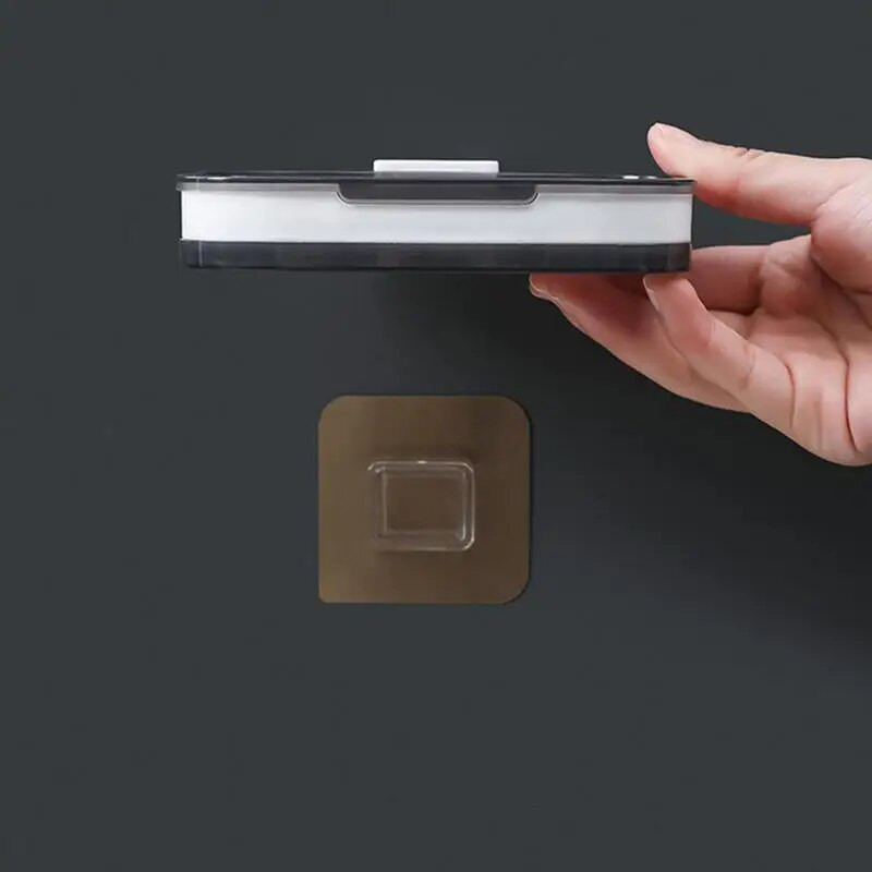 Držač sapuna za kupaonicu Zidni nosač Zidni nosač za pražnjenje sapuna Sapun za kupaonske pločice Posuda za sapun Samoljepljiva kupaonica